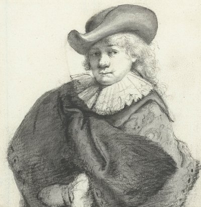 Portrait of Rembrandt, after Rembrandt van Rijn by Moses Ter Borch
